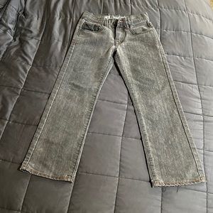 * Gray Jeans Size Boys’ 10 Slim Straight Leg